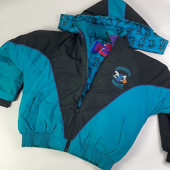NBA Charlotte Hornets 1990s Jacket sz L - Picture 4 of 7